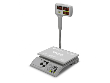 Весы торговые электронные M-ER 326ACPX-32.5 LED Slim'X, белые