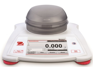 Лабораторные весы OHAUS STX123+гиря