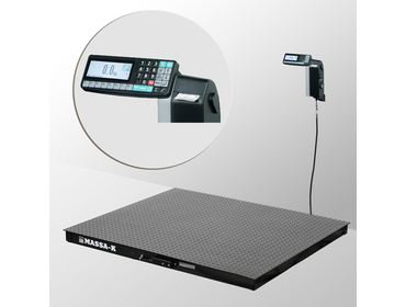 Весы платформенные с печатью этикеток МАССА 4D-PM-12/10-1500-RL