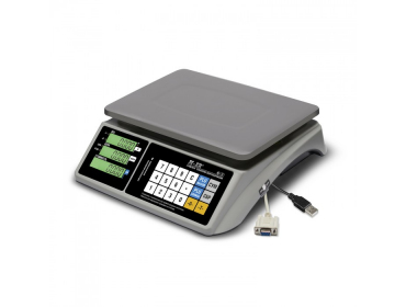 Весы торговые электронные M-ER 328AC-6.1 LCD Touch-M, RS 232 и USB