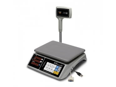 Весы торговые электронные M-ER 328ACPX-6.1 LED Touch-M, RS 232 и USB
