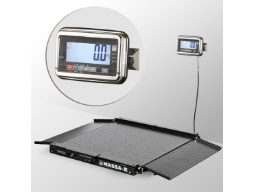 Весы платформенные с пандусами МАССА 4D-LA-4-2000 (1500x1200мм)
