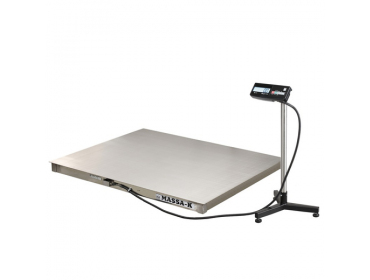 Весы платформенные из нержавеющей стали МАССА 4D-PM.S-15/12-3000